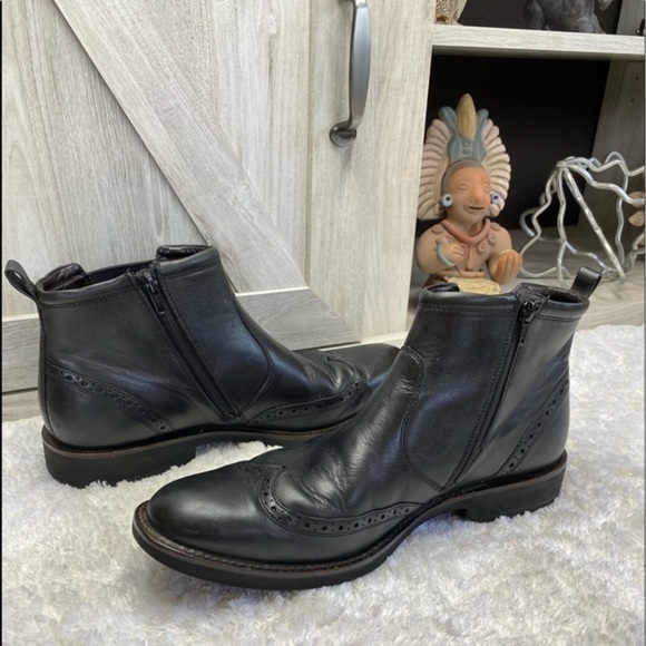 ECCO Chukka Boot Black Cow Leather EU 45 US 11-11.5 - Picture 8 of 15